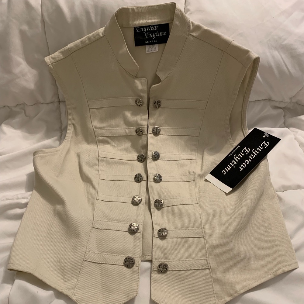 Enywear Enytime vest, cream, medium